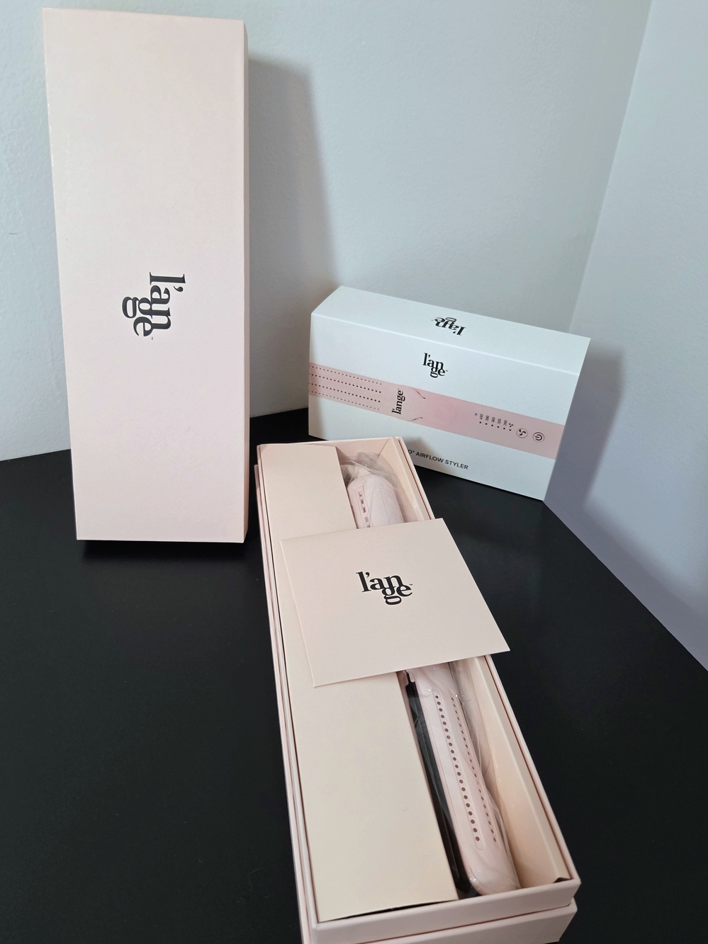 L'ange Le Duo 360 Airflow 2-in-1 Hair Styling Tool - Blush Pink - New